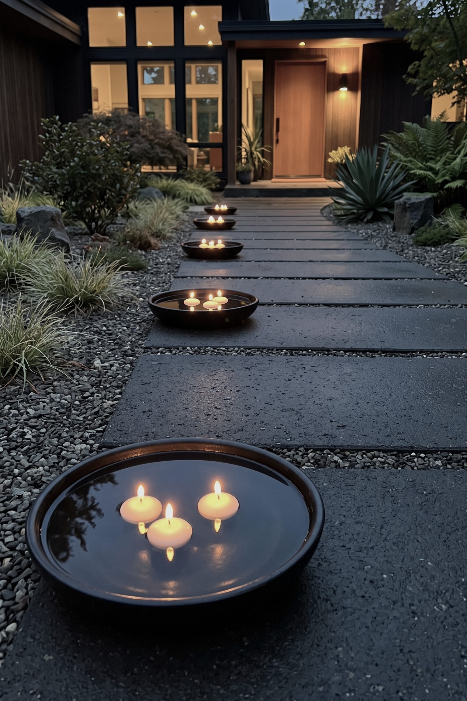 Floating Candle Puddle Path