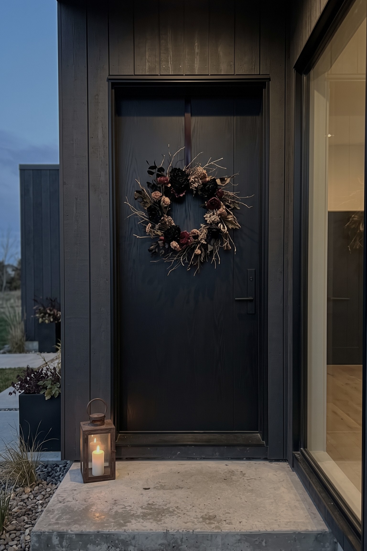 The Dramatic Doorway Wreath