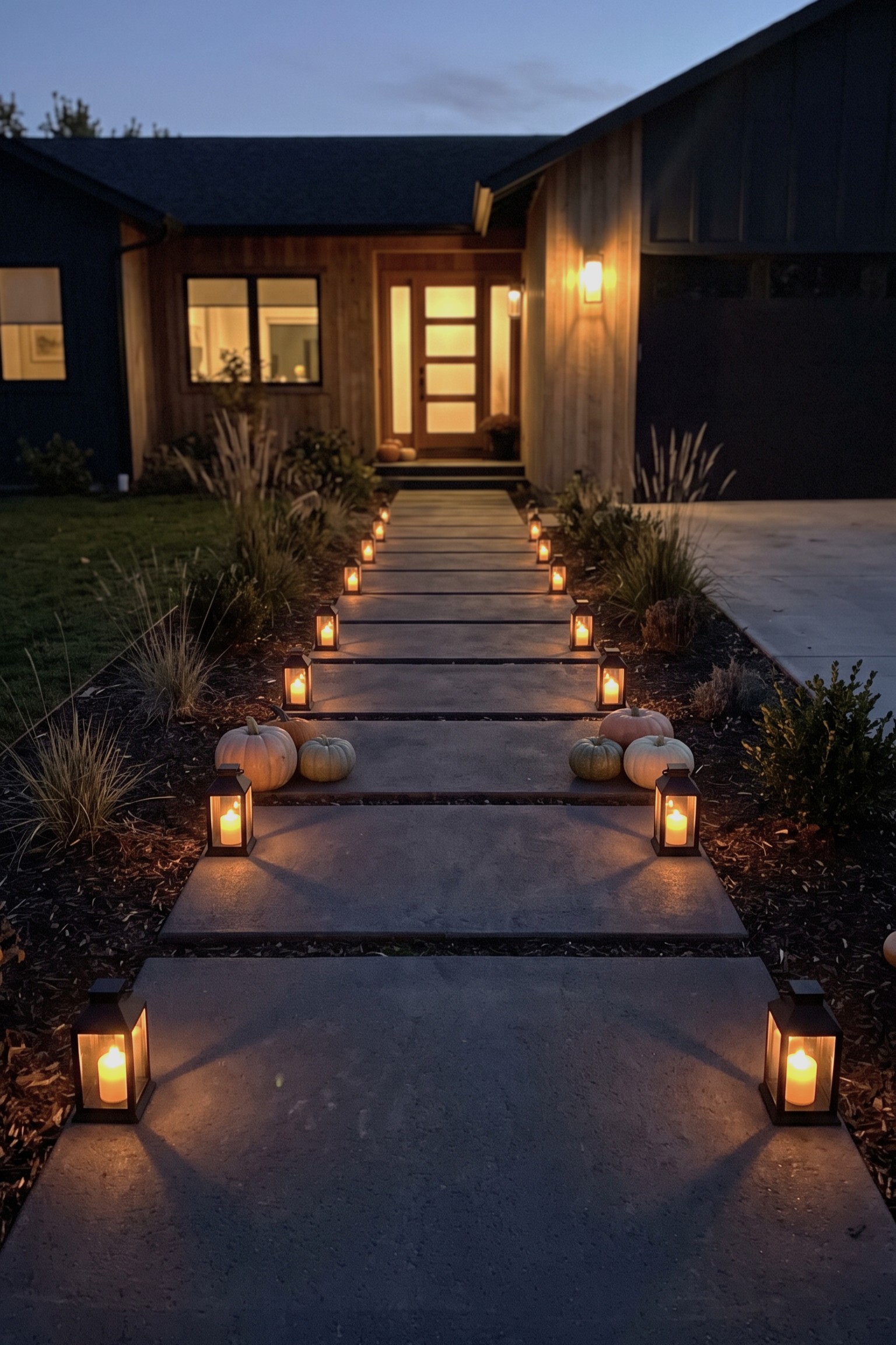 The Lantern-Lined Walkway